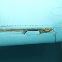 Hermes Birkin 35 Bleu Atoll Togo Gold Hardware Hermes Birkin 35 Bleu Atoll Togo Gold Hardware