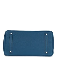 Hermes Birkin 35 Bleu de Galice Togo Palladium Hardware Hermes Birkin 35 Bleu de Galice Togo Palladium Hardware