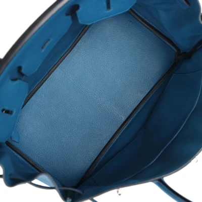 Hermes Birkin 35 Bleu de Galice Togo Palladium Hardware Hermes Birkin 35 Bleu de Galice Togo Palladium Hardware