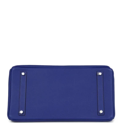 Hermes Birkin 35 Bleu Electric Epsom Palladium Hardware Hermes Birkin 35 Bleu Electric Epsom Palladium Hardware