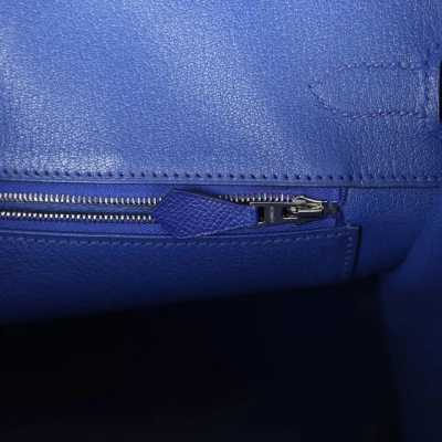 Hermes Birkin 35 Bleu Electric Epsom Palladium Hardware Hermes Birkin 35 Bleu Electric Epsom Palladium Hardware