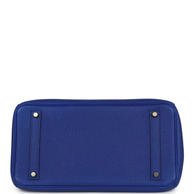 Hermes Birkin 35 Bleu Electric Togo Gold Hardware Hermes Birkin 35 Bleu Electric Togo Gold Hardware