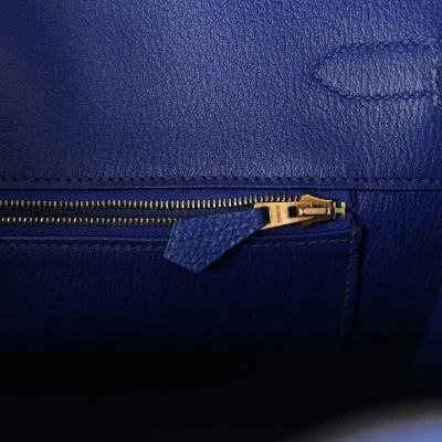 Hermes Birkin 35 Bleu Electric Togo Gold Hardware Hermes Birkin 35 Bleu Electric Togo Gold Hardware