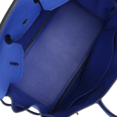 Hermes Birkin 35 Bleu Electric Togo Gold Hardware Hermes Birkin 35 Bleu Electric Togo Gold Hardware
