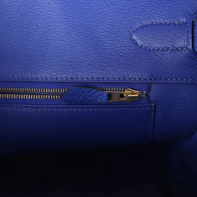 Hermes Birkin 35 Bleu Electric Togo Gold Hardware Hermes Birkin 35 Bleu Electric Togo Gold Hardware