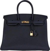 Hermes Birkin 35 Bleu Nuit Togo Gold Hardware Hermes Birkin 35 Bleu Nuit Togo Gold Hardware