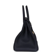 Hermes Birkin 35 Bleu Nuit Togo Gold Hardware Hermes Birkin 35 Bleu Nuit Togo Gold Hardware