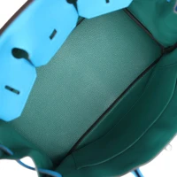 Hermes Birkin 35 Bleu Zanzibar Verso Togo Palladium Hardware Hermes Birkin 35 Bleu Zanzibar Verso Togo Palladium Hardware