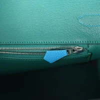 Hermes Birkin 35 Bleu Zanzibar Verso Togo Palladium Hardware Hermes Birkin 35 Bleu Zanzibar Verso Togo Palladium Hardware