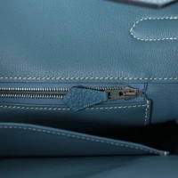 Hermes Birkin 35 Blue Jean Togo Palladium Hardware Hermes Birkin 35 Blue Jean Togo Palladium Hardware