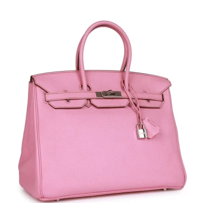 Hermes Birkin 35 Bubblegum Togo Palladium Hardware Hermes Birkin 35 Bubblegum Togo Palladium Hardware