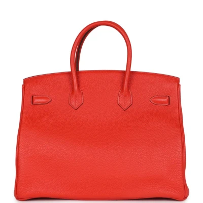 Hermes Birkin 35 Capucine Togo Gold Hardware Hermes Birkin 35 Capucine Togo Gold Hardware