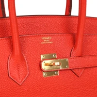 Hermes Birkin 35 Capucine Togo Gold Hardware Hermes Birkin 35 Capucine Togo Gold Hardware
