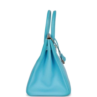 Hermes Birkin 35 Celeste Candy Epsom Palladium Hardware Hermes Birkin 35 Celeste Candy Epsom Palladium Hardware