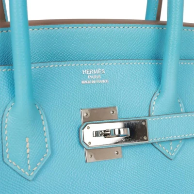 Hermes Birkin 35 Celeste Candy Epsom Palladium Hardware Hermes Birkin 35 Celeste Candy Epsom Palladium Hardware