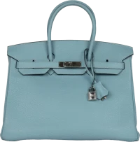 Hermes Birkin 35 Ciel Togo Palladium Hardware Hermes Birkin 35 Ciel Togo Palladium Hardware
