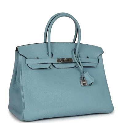 Hermes Birkin 35 Ciel Togo Palladium Hardware Hermes Birkin 35 Ciel Togo Palladium Hardware