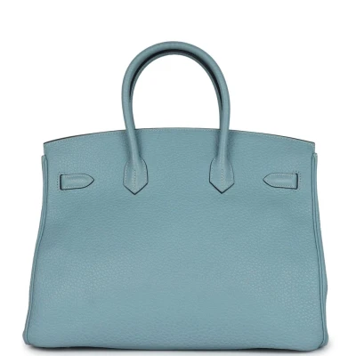 Hermes Birkin 35 Ciel Togo Palladium Hardware Hermes Birkin 35 Ciel Togo Palladium Hardware