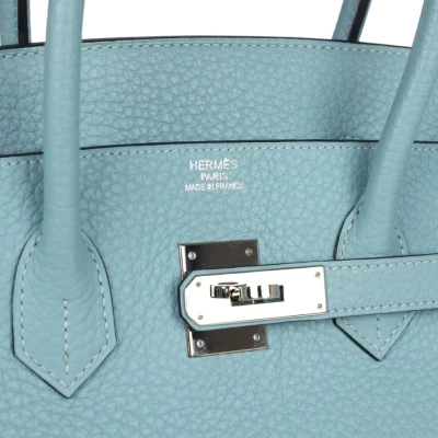Hermes Birkin 35 Ciel Togo Palladium Hardware Hermes Birkin 35 Ciel Togo Palladium Hardware