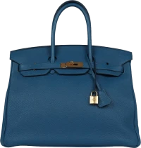 Hermes Birkin 35 Colvert Togo Gold Hardware Hermes Birkin 35 Colvert Togo Gold Hardware