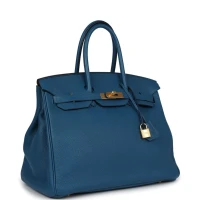 Hermes Birkin 35 Colvert Togo Gold Hardware Hermes Birkin 35 Colvert Togo Gold Hardware