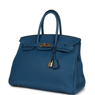 Hermes Birkin 35 Colvert Togo Gold Hardware Hermes Birkin 35 Colvert Togo Gold Hardware
