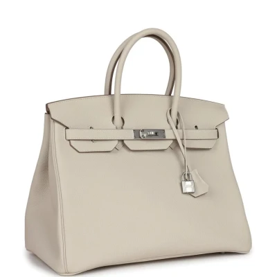 Hermes Birkin 35 Craie Togo Palladium Hardware Hermes Birkin 35 Craie Togo Palladium Hardware