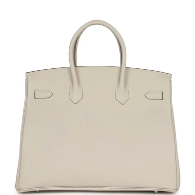 Hermes Birkin 35 Craie Togo Palladium Hardware Hermes Birkin 35 Craie Togo Palladium Hardware