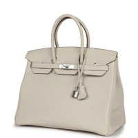 Hermes Birkin 35 Craie Togo Palladium Hardware Hermes Birkin 35 Craie Togo Palladium Hardware