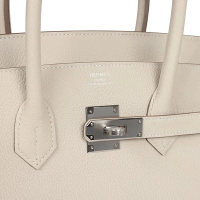 Hermes Birkin 35 Craie Togo Palladium Hardware Hermes Birkin 35 Craie Togo Palladium Hardware