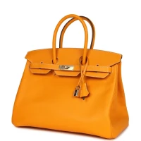 Hermes Birkin 35 Jaune D'or Candy Epsom Permabrass Hardware Hermes Birkin 35 Jaune D'or Candy Epsom Permabrass Hardware