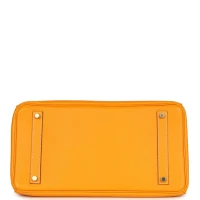 Hermes Birkin 35 Jaune D'or Candy Epsom Permabrass Hardware Hermes Birkin 35 Jaune D'or Candy Epsom Permabrass Hardware