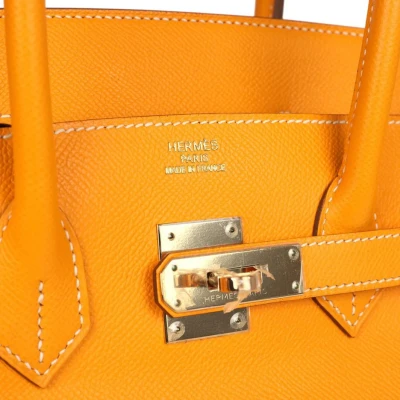 Hermes Birkin 35 Jaune D'or Candy Epsom Permabrass Hardware Hermes Birkin 35 Jaune D'or Candy Epsom Permabrass Hardware
