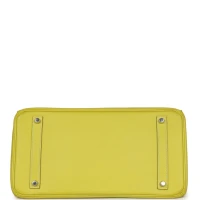 Hermes Birkin 35 Lime Candy Epsom Palladium Hardware