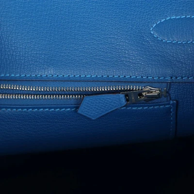 Hermes Birkin 35 Mykonos Epsom Palladium Hardware