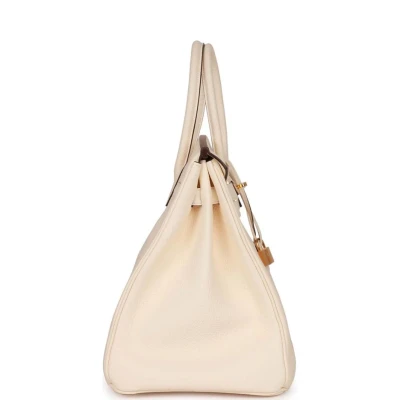 Hermes Birkin 35 Nata Clemence Gold Hardware
