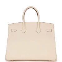 Hermes Birkin 35 Nata Clemence Gold Hardware