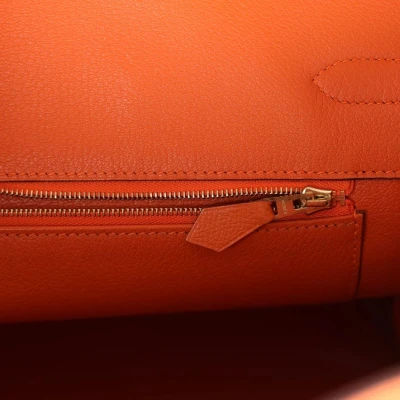 Hermes Birkin 35 Orange Epsom Gold Hardware