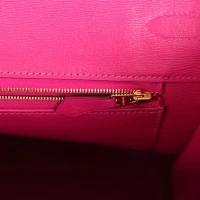 Hermes Birkin 35 Rose Scheherazade Shiny Porosus Crocodile Gold Hardware Hermes Birkin 35 Rose Scheherazade Shiny Porosus Crocodile Gold Hardware