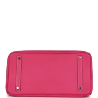 Hermes Birkin 35 Rose Tyrien Candy Epsom Palladium Hardware