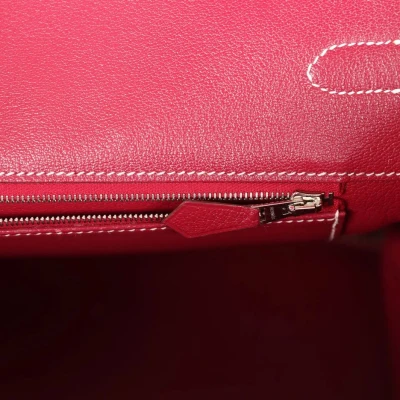 Hermes Birkin 35 Rose Tyrien Candy Epsom Palladium Hardware