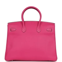 Hermes Birkin 35 Rose Tyrien Candy Epsom Palladium Hardware Hermes Birkin 35 Rose Tyrien Candy Epsom Palladium Hardware