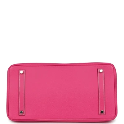 Hermes Birkin 35 Rose Tyrien Candy Epsom Palladium Hardware Hermes Birkin 35 Rose Tyrien Candy Epsom Palladium Hardware