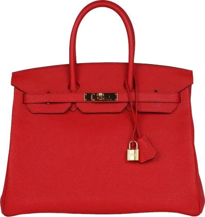 Hermes Birkin 35 Rouge Casaque Togo Gold Hardware Hermes Birkin 35 Rouge Casaque Togo Gold Hardware