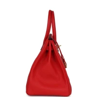 Hermes Birkin 35 Rouge Casaque Togo Gold Hardware Hermes Birkin 35 Rouge Casaque Togo Gold Hardware