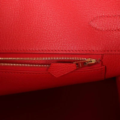 Hermes Birkin 35 Rouge Casaque Togo Gold Hardware Hermes Birkin 35 Rouge Casaque Togo Gold Hardware