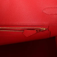 Hermes Birkin 35 Rouge Casaque Togo Gold Hardware Hermes Birkin 35 Rouge Casaque Togo Gold Hardware