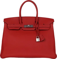 Hermes Birkin 35 Rouge Casaque Togo Palladium Hardware Hermes Birkin 35 Rouge Casaque Togo Palladium Hardware