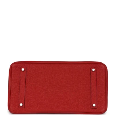Hermes Birkin 35 Rouge Casaque Togo Palladium Hardware Hermes Birkin 35 Rouge Casaque Togo Palladium Hardware