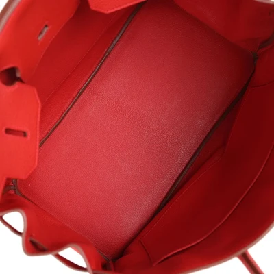 Hermes Birkin 35 Rouge Casaque Togo Palladium Hardware Hermes Birkin 35 Rouge Casaque Togo Palladium Hardware